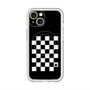 スリムプロテクションプレミアムケース with MagSafe［ Racing checkered flag - レーシングチェッカーフラッグ ］