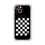 スリムプロテクションプレミアムケース with MagSafe［ Racing checkered flag - レーシングチェッカーフラッグ ］