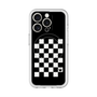 スリムプロテクションプレミアムケース with MagSafe［ Racing checkered flag - レーシングチェッカーフラッグ ］