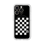 スリムプロテクションプレミアムケース with MagSafe［ Racing checkered flag - レーシングチェッカーフラッグ ］
