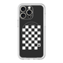 スリムプロテクションプレミアムケース with MagSafe［ Racing checkered flag - レーシングチェッカーフラッグ ］