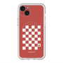 スリムプロテクションプレミアムケース with MagSafe［ Racing checkered flag Red - レーシングチェッカーフラッグ レッド ］