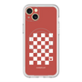 スリムプロテクションプレミアムケース with MagSafe［ Racing checkered flag Red - レーシングチェッカーフラッグ レッド ］