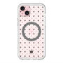 スリムプロテクションプレミアムケース with MagSafe［ CASEPLAY Crown dots Black - ケースプレイ・クラウン・ドッツ ブラック ］