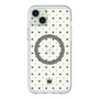 スリムプロテクションプレミアムケース with MagSafe［ CASEPLAY Crown dots Black - ケースプレイ・クラウン・ドッツ ブラック ］