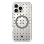 スリムプロテクションプレミアムケース with MagSafe［ CASEPLAY Crown dots Black - ケースプレイ・クラウン・ドッツ ブラック ］