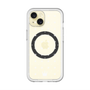 スリムプロテクションプレミアムケース with MagSafe［ CASEPLAY Crown dots White - ケースプレイ・クラウン・ドッツ ホワイト ］
