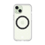 スリムプロテクションプレミアムケース with MagSafe［ CASEPLAY Crown dots White - ケースプレイ・クラウン・ドッツ ホワイト ］