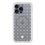 スリムプロテクションプレミアムケース with MagSafe［ CASEPLAY Crown dots White - ケースプレイ・クラウン・ドッツ ホワイト ］
