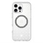 スリムプロテクションプレミアムケース with MagSafe［ CASEPLAY Crown dots White - ケースプレイ・クラウン・ドッツ ホワイト ］