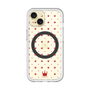スリムプロテクションプレミアムケース with MagSafe［ CASEPLAY Crown dots Red - ケースプレイ・クラウン・ドッツ レッド ］