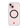 スリムプロテクションプレミアムケース with MagSafe［ CASEPLAY Crown dots Red - ケースプレイ・クラウン・ドッツ レッド ］