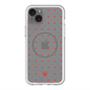 スリムプロテクションプレミアムケース with MagSafe［ CASEPLAY Crown dots Red - ケースプレイ・クラウン・ドッツ レッド ］