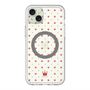スリムプロテクションプレミアムケース with MagSafe［ CASEPLAY Crown dots Red - ケースプレイ・クラウン・ドッツ レッド ］