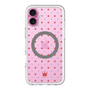 スリムプロテクションプレミアムケース with MagSafe［ CASEPLAY Crown dots Red - ケースプレイ・クラウン・ドッツ レッド ］