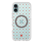 スリムプロテクションプレミアムケース with MagSafe［ CASEPLAY Crown dots Red - ケースプレイ・クラウン・ドッツ レッド ］