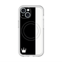 スリムプロテクションプレミアムケース with MagSafe［ CASEPLAY Bi-Colors Black & White - ケースプレイ・バイカラー ブラック＆ホワイト ］