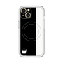 スリムプロテクションプレミアムケース with MagSafe［ CASEPLAY Bi-Colors Black & White - ケースプレイ・バイカラー ブラック＆ホワイト ］