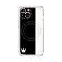 スリムプロテクションプレミアムケース with MagSafe［ CASEPLAY Bi-Colors Black & White - ケースプレイ・バイカラー ブラック＆ホワイト ］