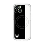 スリムプロテクションプレミアムケース with MagSafe［ CASEPLAY Bi-Colors Black & White - ケースプレイ・バイカラー ブラック＆ホワイト ］