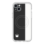 スリムプロテクションプレミアムケース with MagSafe［ CASEPLAY Bi-Colors Black & White - ケースプレイ・バイカラー ブラック＆ホワイト ］