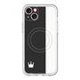 スリムプロテクションプレミアムケース with MagSafe［ CASEPLAY Bi-Colors Black & White - ケースプレイ・バイカラー ブラック＆ホワイト ］