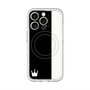 スリムプロテクションプレミアムケース with MagSafe［ CASEPLAY Bi-Colors Black & White - ケースプレイ・バイカラー ブラック＆ホワイト ］