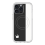 スリムプロテクションプレミアムケース with MagSafe［ CASEPLAY Bi-Colors Black & White - ケースプレイ・バイカラー ブラック＆ホワイト ］