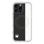 スリムプロテクションプレミアムケース with MagSafe［ CASEPLAY Bi-Colors Black & White - ケースプレイ・バイカラー ブラック＆ホワイト ］