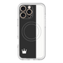 スリムプロテクションプレミアムケース with MagSafe［ CASEPLAY Bi-Colors Black & White - ケースプレイ・バイカラー ブラック＆ホワイト ］