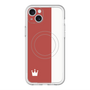 スリムプロテクションプレミアムケース with MagSafe［ CASEPLAY Bi-Colors Red & White - ケースプレイ・バイカラー レッド＆ホワイト ］