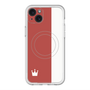 スリムプロテクションプレミアムケース with MagSafe［ CASEPLAY Bi-Colors Red & White - ケースプレイ・バイカラー レッド＆ホワイト ］