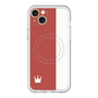 スリムプロテクションプレミアムケース with MagSafe［ CASEPLAY Bi-Colors Red & White - ケースプレイ・バイカラー レッド＆ホワイト ］