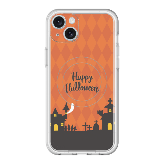 スリムプロテクションプレミアムケース with MagSafe［ Halloween World - Orange ］