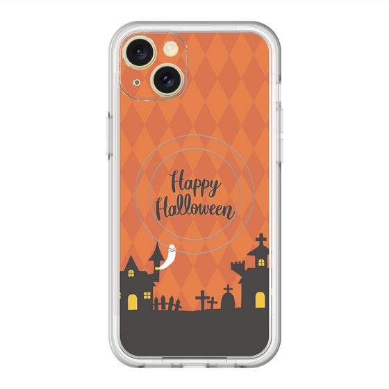 スリムプロテクションプレミアムケース with MagSafe［ Halloween World - Orange ］
