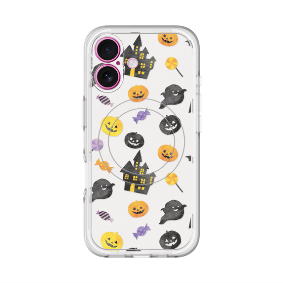 スリムプロテクションプレミアムケース with MagSafe［ Halloween Party - White ］
