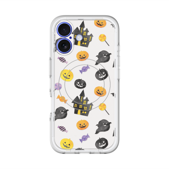 スリムプロテクションプレミアムケース with MagSafe［ Halloween Party - White ］