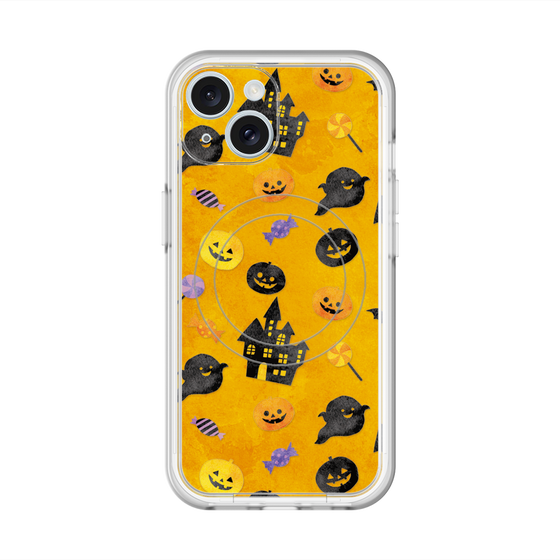 スリムプロテクションプレミアムケース with MagSafe［ Halloween Party - Orange ］