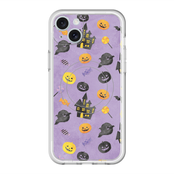 スリムプロテクションプレミアムケース with MagSafe［ Halloween Party - Purple ］