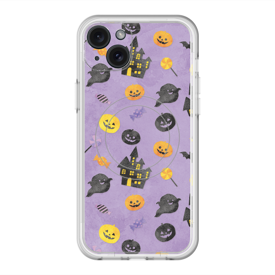 スリムプロテクションプレミアムケース with MagSafe［ Halloween Party - Purple ］