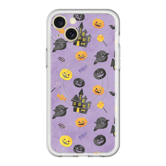 スリムプロテクションプレミアムケース with MagSafe［ Halloween Party - Purple ］