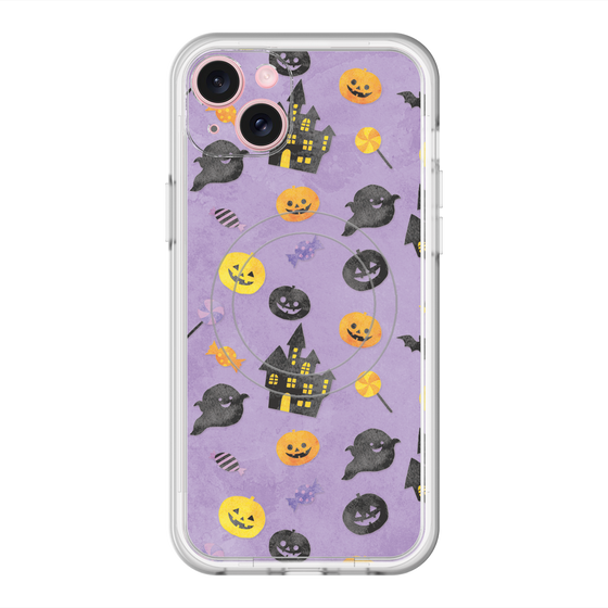 スリムプロテクションプレミアムケース with MagSafe［ Halloween Party - Purple ］