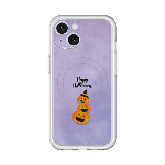 スリムプロテクションプレミアムケース with MagSafe［ Happy Halloween - Pumpkin ］