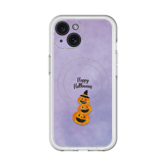 スリムプロテクションプレミアムケース with MagSafe［ Happy Halloween - Pumpkin ］