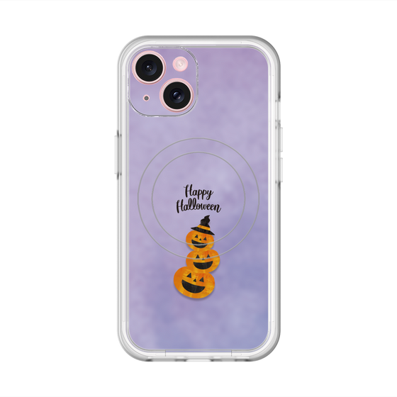 スリムプロテクションプレミアムケース with MagSafe［ Happy Halloween - Pumpkin ］