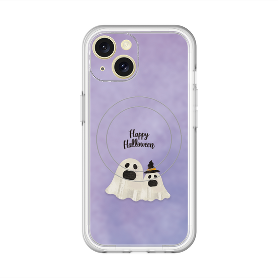 スリムプロテクションプレミアムケース with MagSafe［ Happy Halloween - Ghost ］