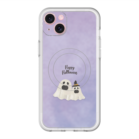 スリムプロテクションプレミアムケース with MagSafe［ Happy Halloween - Ghost ］