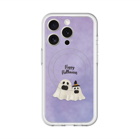スリムプロテクションプレミアムケース with MagSafe［ Happy Halloween - Ghost ］