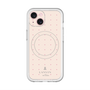 スリムプロテクションプレミアムケース with MagSafe［ LANVIN en Bleu Tiny dots Pink - ランバン ドット ピンク ］
