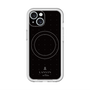 スリムプロテクションプレミアムケース with MagSafe［ LANVIN en Bleu Tiny dots Black - ランバン ドット ブラック ］